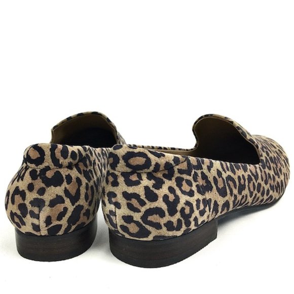 Adam Tucker by me Too Yeni Animal Print/Taupe Nubuck Leather Loafer Size 7 - Picture 6 of 8